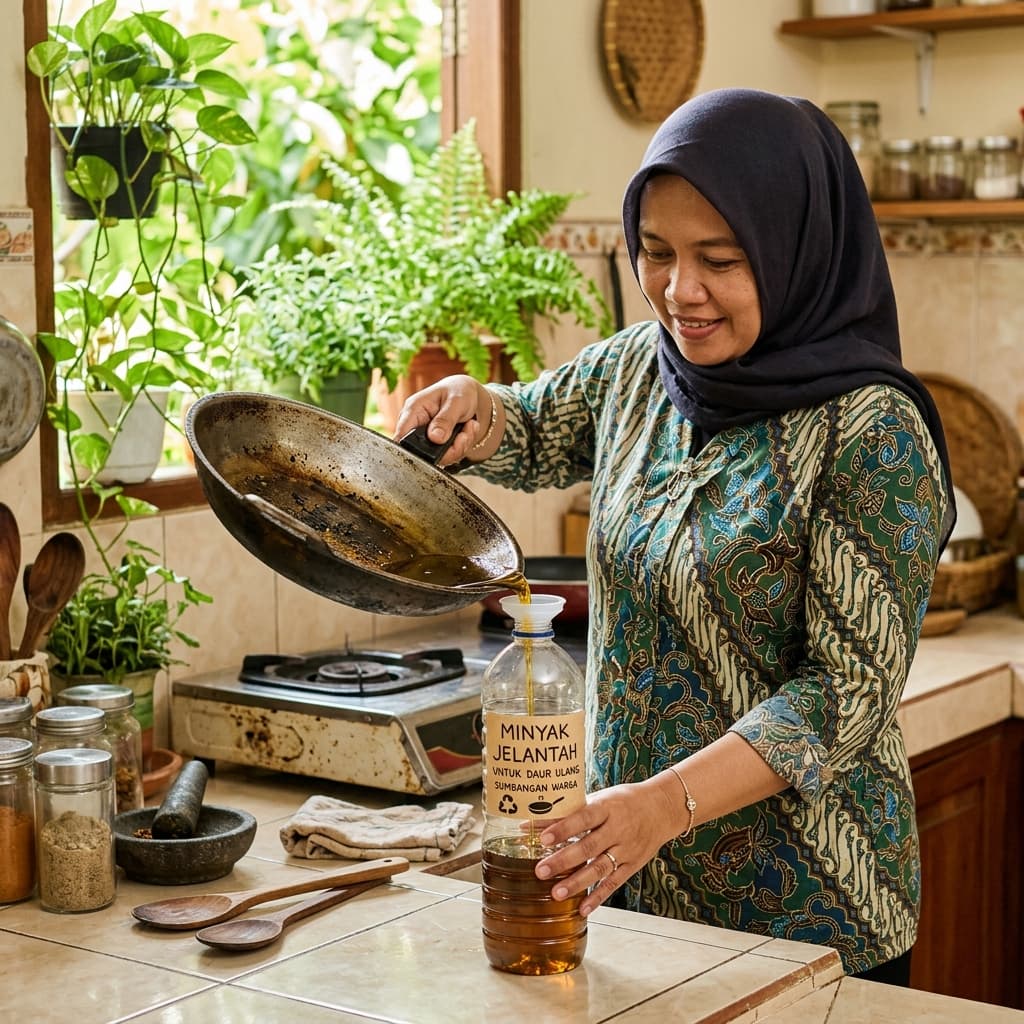 Cara Menabung Minyak Jelantah yang Benar dan Aman